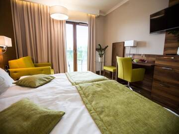 Фото номера Одноместный номер с балконом Отель Mineral Hotel Malinowy Raj г. Солец-Здруй 5
